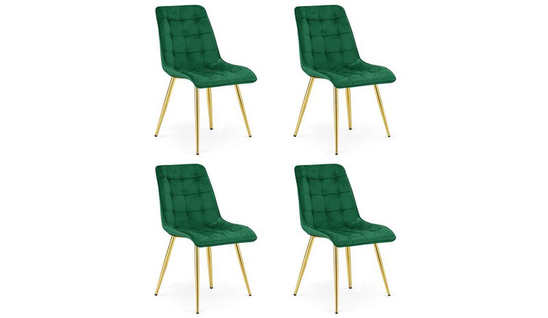 4 ruokatuolin setti Split, 88x46x40 cm, vihreä