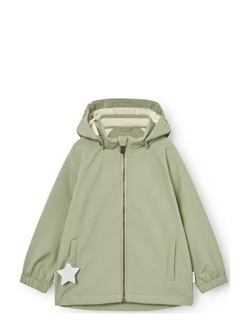 MINI A TURE Mataden Softshell Jacket. Grs - Khaki green - 18M/86
