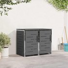 vidaXL Rullakontin varastointi Antrasiitti 138 x 77,5 x 112,5 cm
