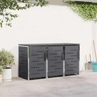 vidaXL Rullakontin varastointi Antrasiitti 207 x 77,5 x 112,5 cm