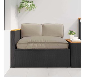 vidaXL Tyynysarja 3 pcs Harmaanruskea Oxford-kangas