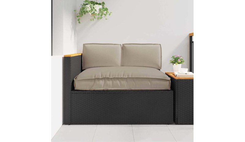 vidaXL Tyynysarja 3 pcs Harmaanruskea Oxford-kangas