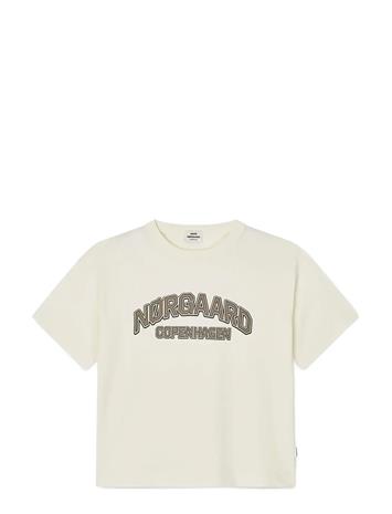 Mads Nørgaard Dry Single Tristi Tee - Cream - 176