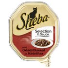 Sheba Selection 85 g häränlihaa kastikkeessa kissanruoka