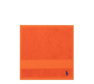 Ralph Lauren Home Player Wash Towel - Orange - 33X33CM