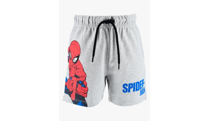 Marvel Spider-Man Shortsit, Vaaleanharmaa, 128-134
