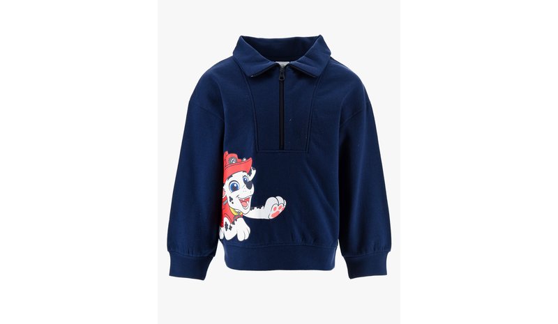 Ryhmä Hau Half Zip Paita, Navy, 104-110