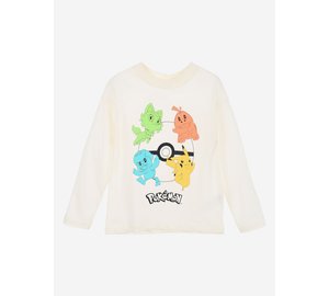 Pokémon T-paita, Off-White, 104-110