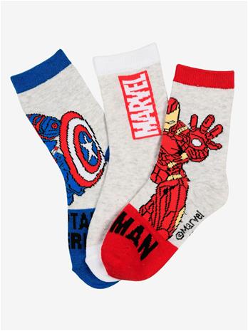 Marvel Avengers Sukat 3-pack, Monivärinen, 23-26