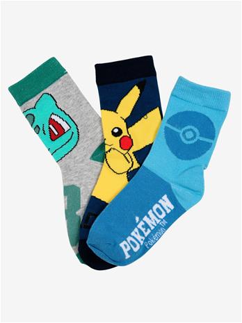 Pokémon Sukat 3-pack, Moniväri, 31-34