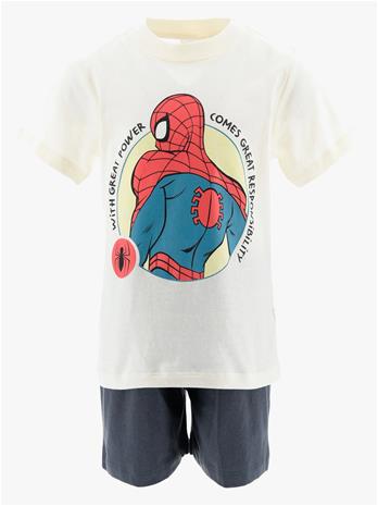 Marvel Spider-Man Pyjama, Valkoinen, 128-134