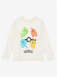Pokémon T-paita, Off-White, 116-122