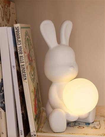 J-Line Table Lamp Rabbit Polyresin White - White - ONE SIZE – kuva 2/4