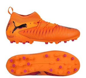 PUMA Future 8 Match MG Hot Pursuit - Lämpöpalo/Musta/Pinkki Lapset