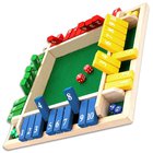 Puinen opettavainen lautapeli nopilla värikäs Shut the Box „Sulje laatikko“
