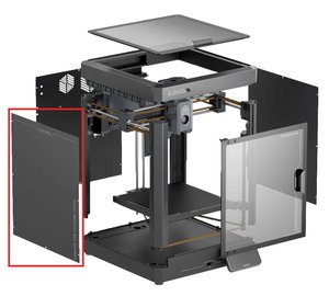 Elegoo Centauri Carbon Left Sealing Plate
