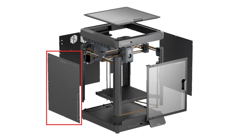 Elegoo Centauri Carbon Left Sealing Plate