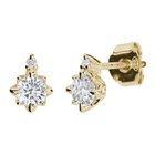 Kohinoor 143L-260K-57 Rosa timanttikorvakorut kulta 0,52 ct