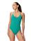 Speedo Solid V-Neck Swimsuit - Black - XXL – kuva 3