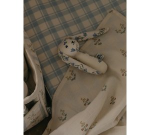 Garbo&Friends Bell Flower Rattle Bunny - Cream - 110X110