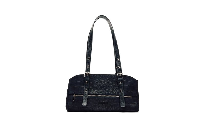 Nunoo Hazel Scale Suede Black - Black - ONE SIZE