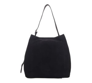 Nunoo Chiara Large Suede Black - Black - ONE SIZE
