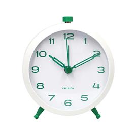 Karlsson herätyskello Button Retro retro green KA6143GR
