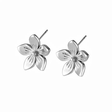 Lykken Trend kukka teräskorvakorut 18 mm