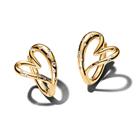 Pandora Organically Shaped Stone-Set Heart Hoop korvakorut 264664C01
