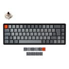 Keychron K6 65% -langaton mekaaninen ergonominen näppäimistö, Gateron Brown, musta