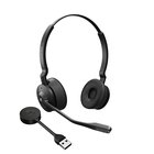 Jabra Engage 55 MS -langaton stereokuulokemikrofoni + USB-A-sovitin, musta
