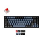 Keychron K6 Pro QMK/VIA -langaton mekaaninen pelinäppäimistö, K Pro Red, musta/harmaa