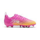 PUMA Future 9 Play FG/AG Showtime - Poison Pink/Aurinkovirta/Sininen/Valkoinen Lapset