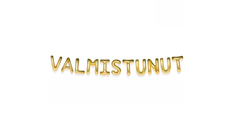 Foliopallo - Valmistunut, kulta