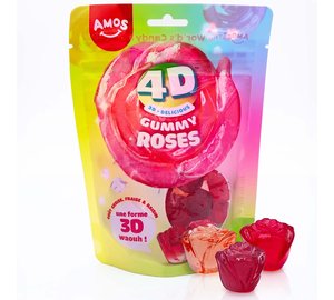4D Ruusut -hyytelömakeiset, 120 g