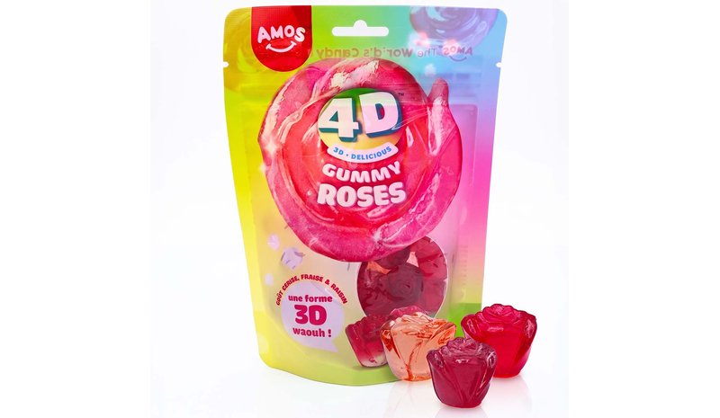 4D Ruusut -hyytelömakeiset, 120 g