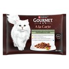 4x85g ankka, siipikarja, sardiini, taimen Gourmet A La Carte kissanruoka