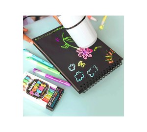 Ooly Magic Puffy Pens 6 Pcs - Neon - Multi/patterned - ONE SIZE
