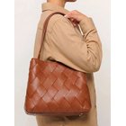 Nunoo Chiara Braided Florence Brown W. Gold - Brown - ONE SIZE