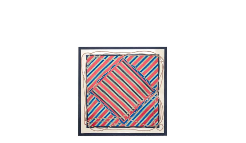 Mango Chain-Print Scarf - Red - ONE SIZE