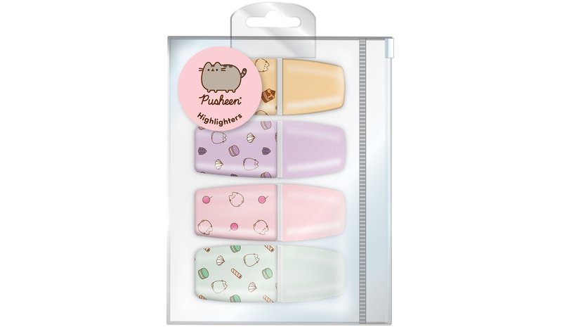 Pusheen korostuskynät 4kpl