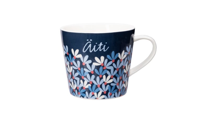 Koti Äiti silmu sininen 3,5 dl muki