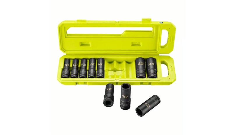 Ryobi RHDIS10PC 10-osainen iskuhylsysarja