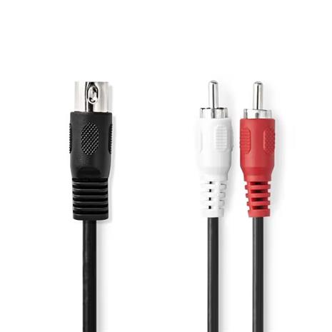 Nedis CAGL20200BK10 audio cable