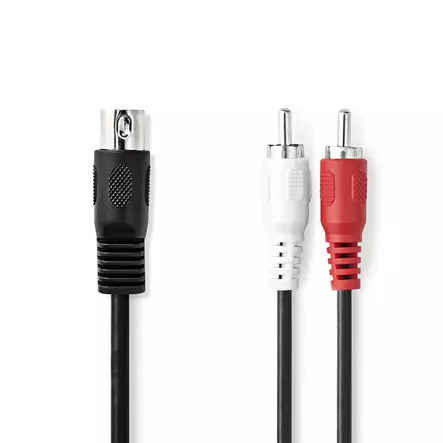 Nedis CAGL20200BK10 audio cable