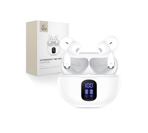 Tech-Protect UltraBoost TWS Pro G2 Headphones - White