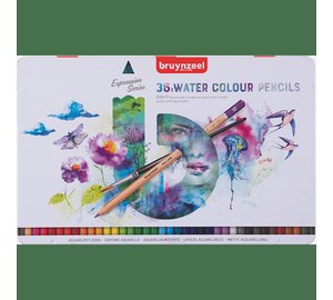 Bruynzeel Expression Watercolour Pencils Tin 36