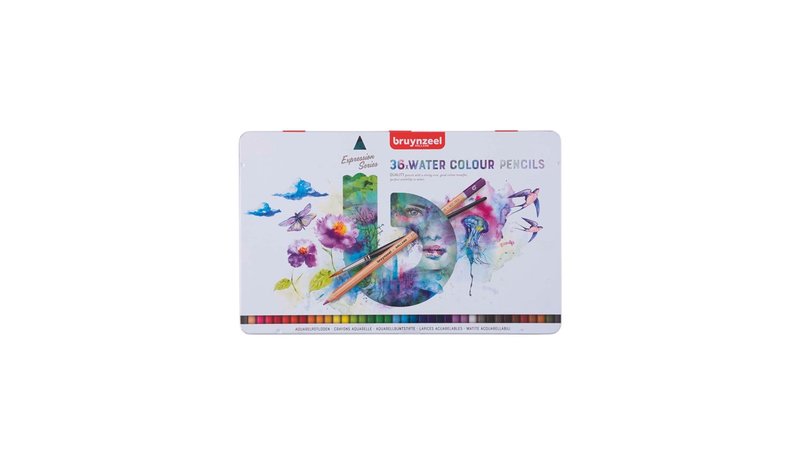 Bruynzeel Expression Watercolour Pencils Tin 36
