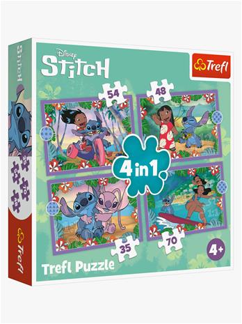 4-in-1 palapeli Lilo ja Stitch