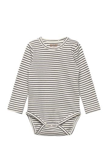 Huttelihut Body Ls Yd Stripe - Cream - 92